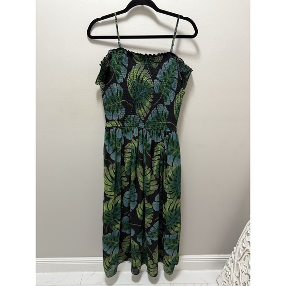 Children's Place Mommy And Me Palm Tropical Maxi Smocked Dress Small - Picture 5 of 11